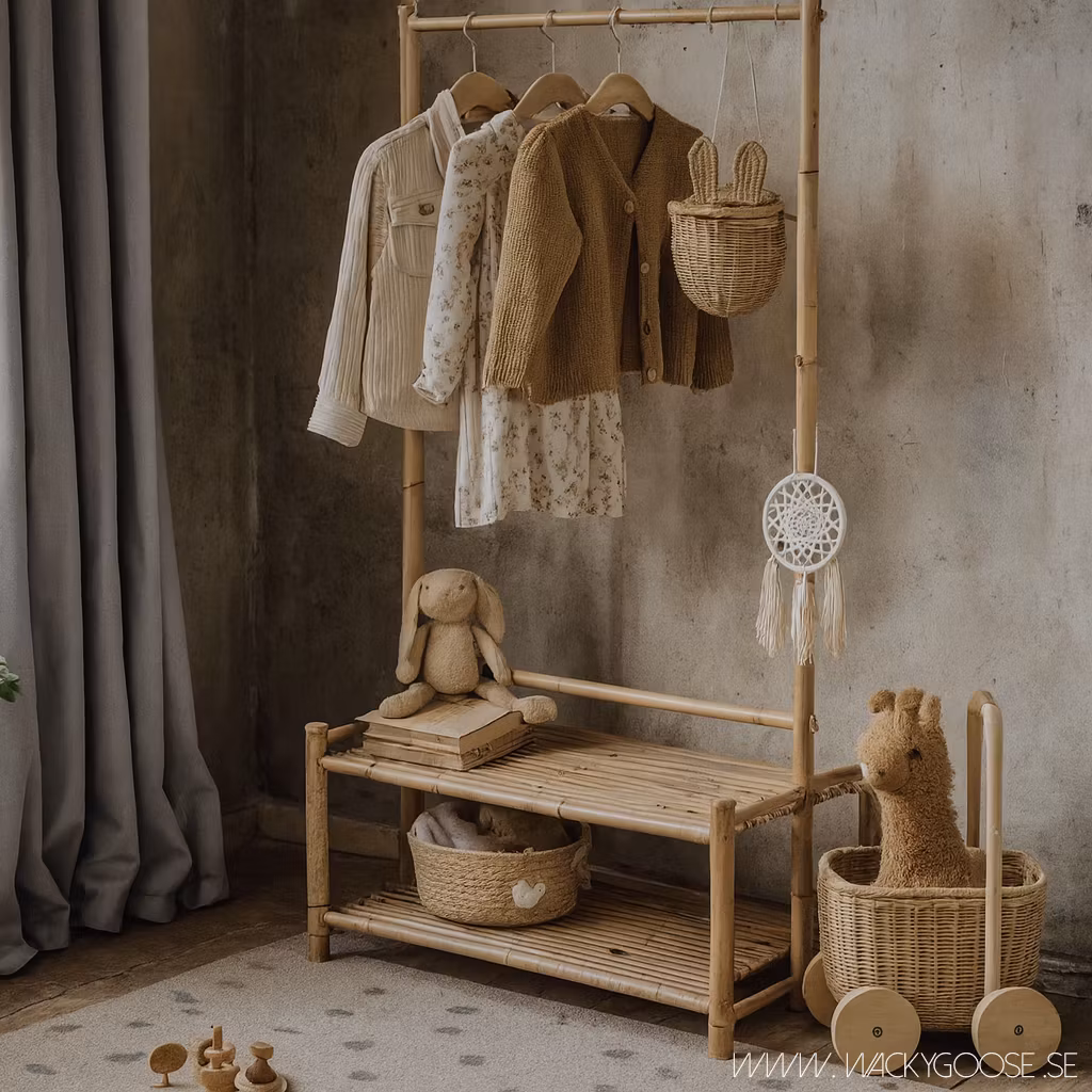 Kollektion MINI - Klädställning i bambu