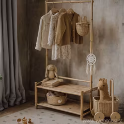 Kollektion MINI - Klädställning i bambu