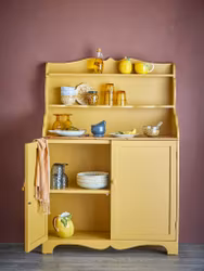 Byrå/Skåp i gult, 134cm