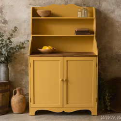 Byrå/Skåp i gult, 134cm
