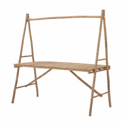 Matbord i bambu med ställning