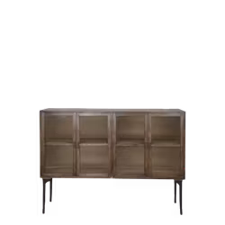 Rejäl skänk/vitrinskåp, 150cm