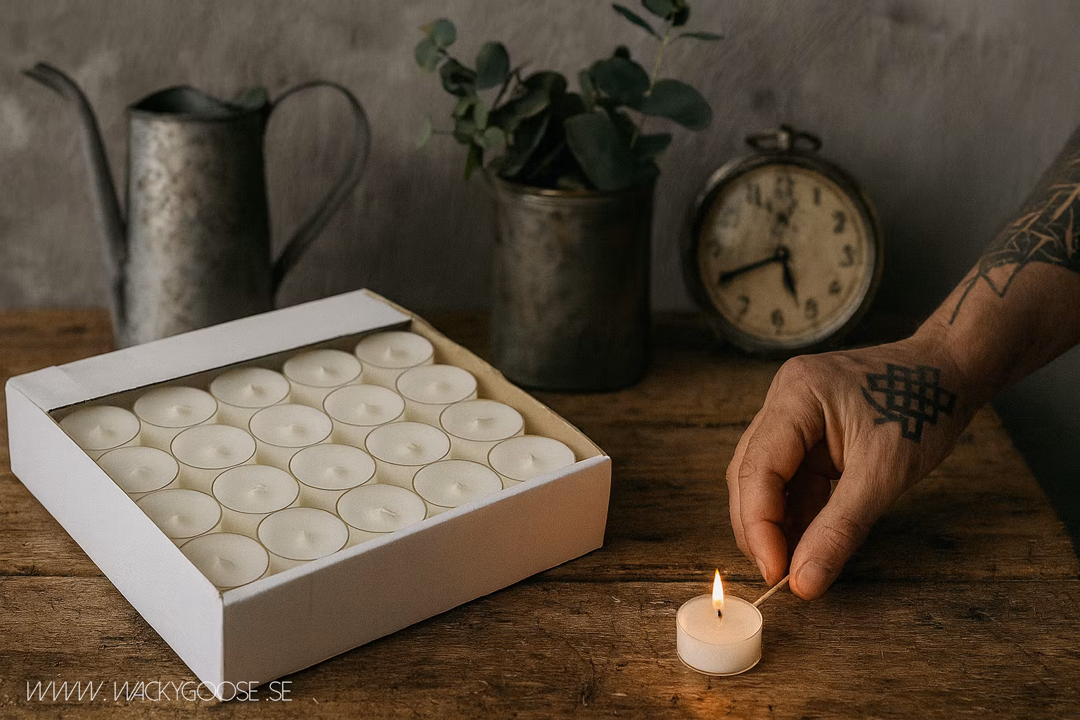 Värmeljus ~6 h, 50-pack