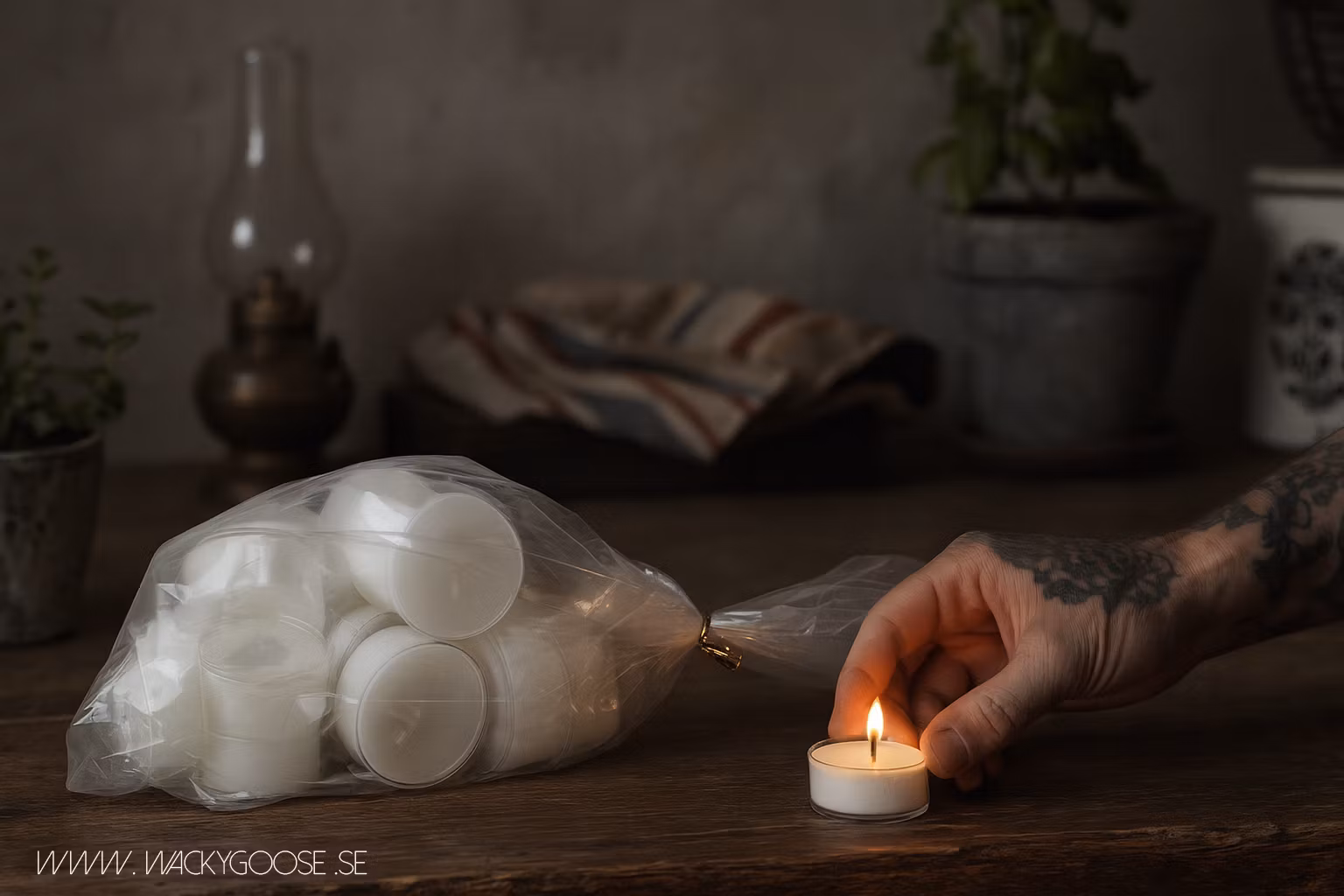 Värmeljus ~4 h, 20-pack