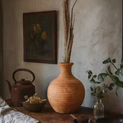 Handgjord Terrakotta urna, 26cm