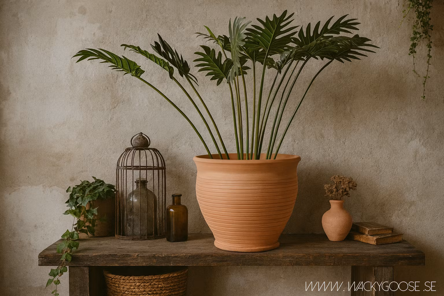 Handgjord Terrakotta kruka, 26cm