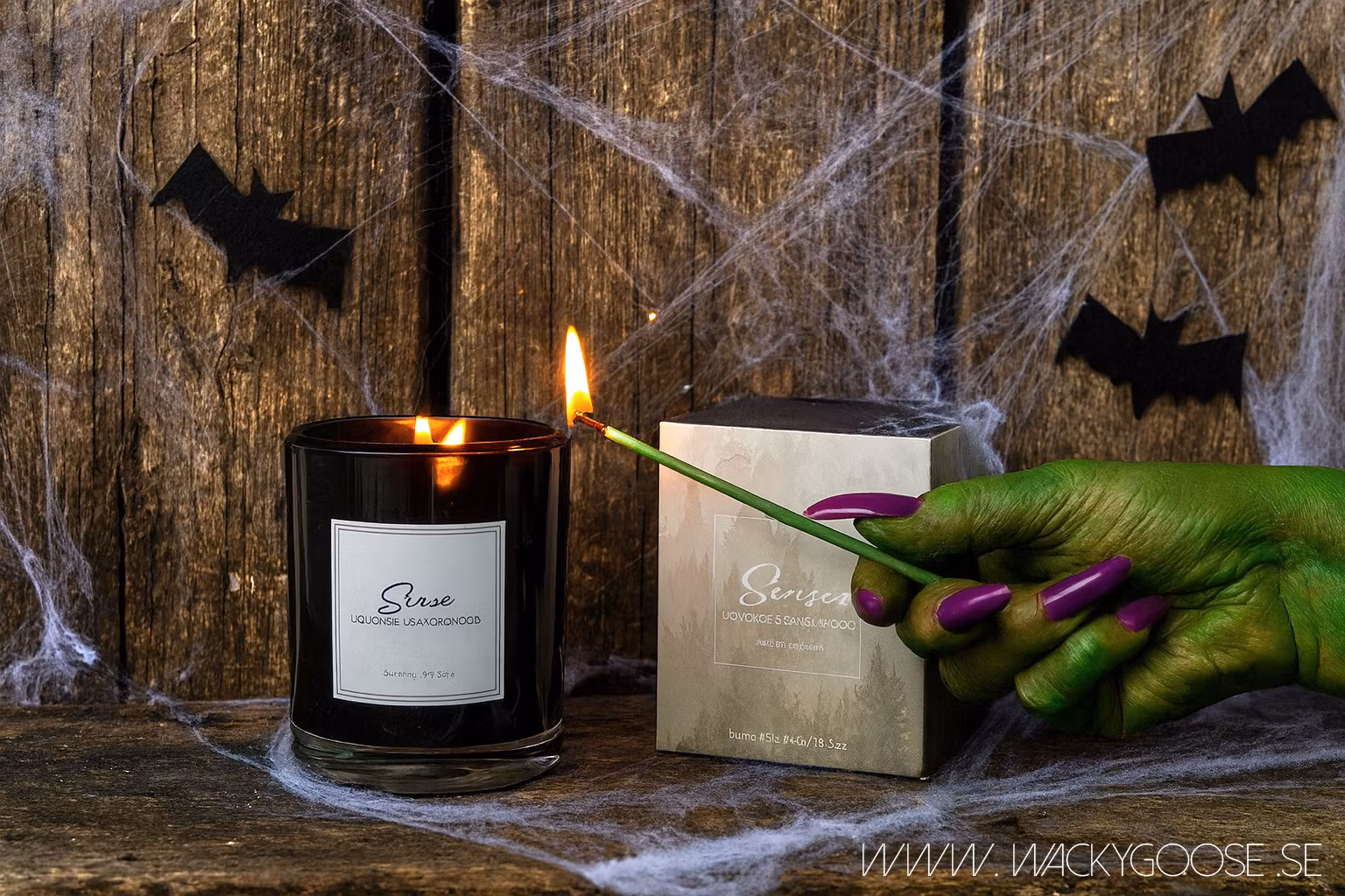 Doftljus med två vekar, ~45 h, Liquorice & sandalwood