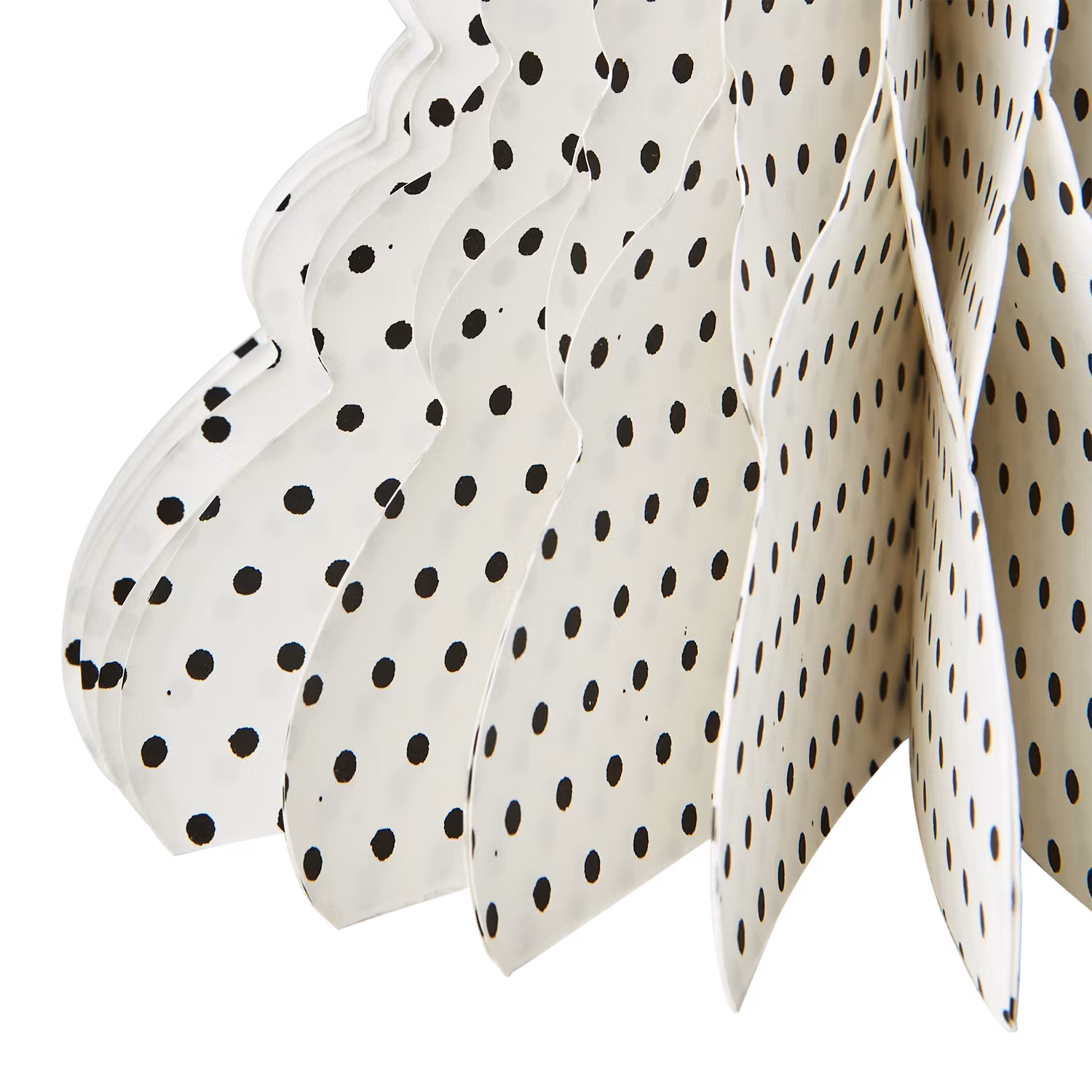 Dekorationsgran, Vit/Svart, 20cm