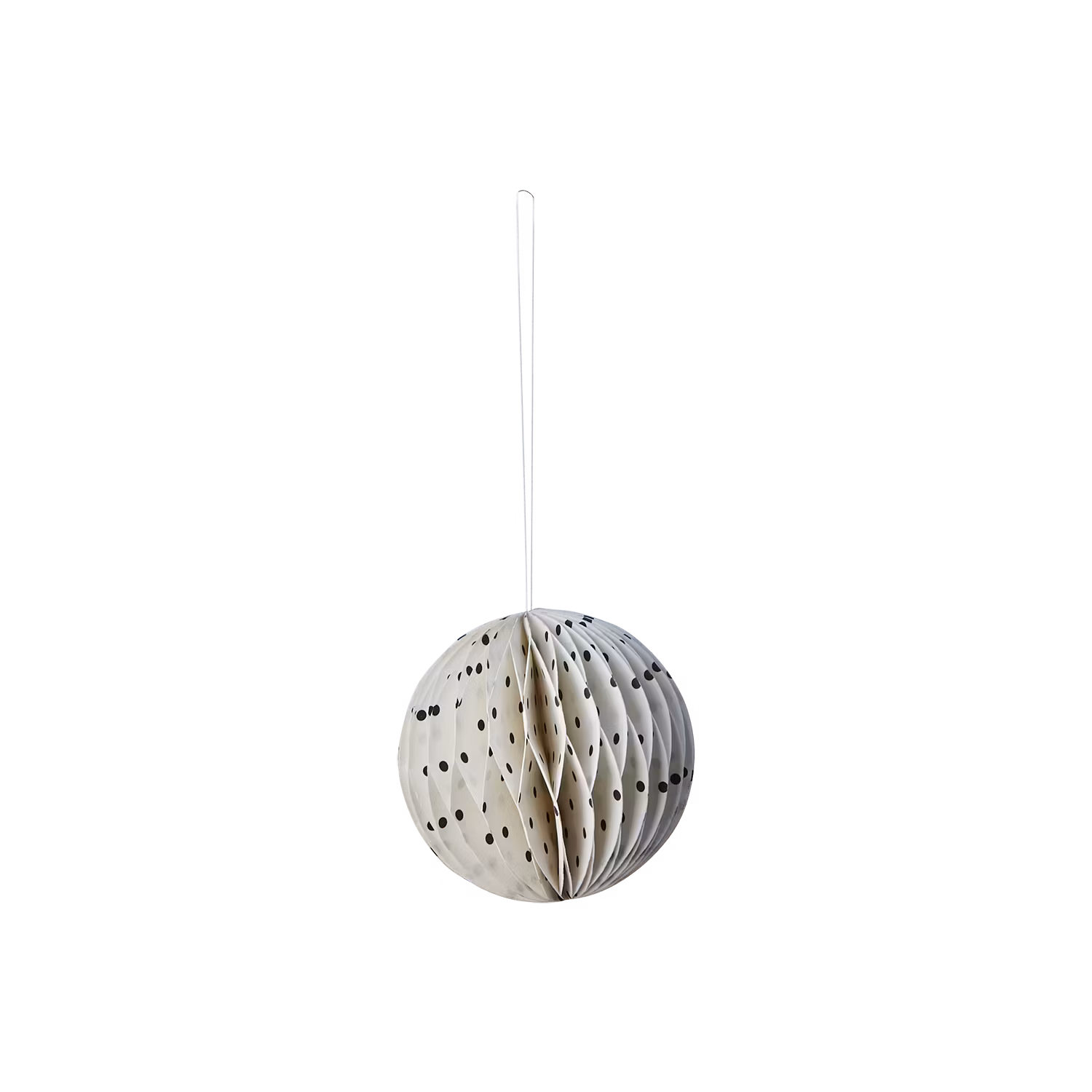 Julgransdekoration, Svart/Vit, 8x8cm