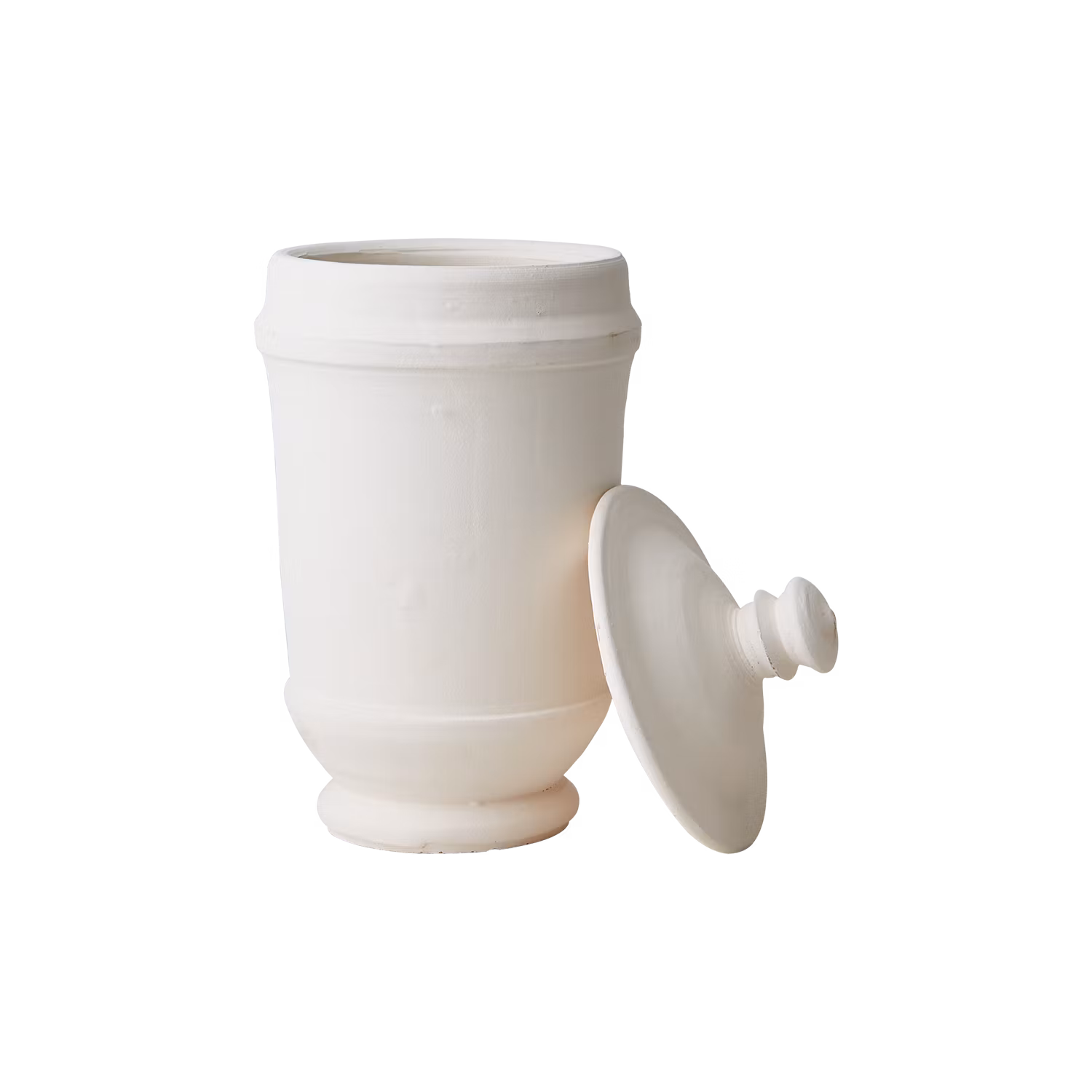 Handgjord urna med lock, 24cm