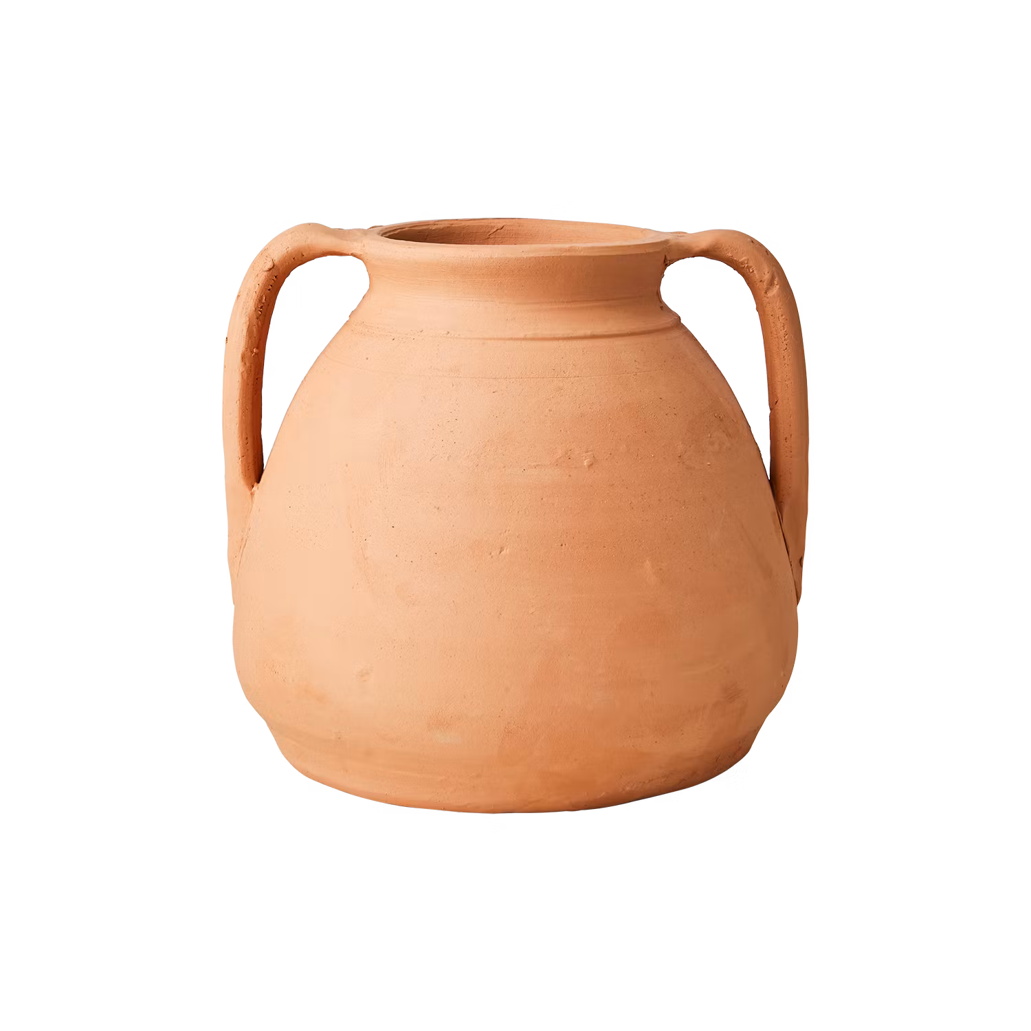 Handgjord urna i terrakotta, 21cm