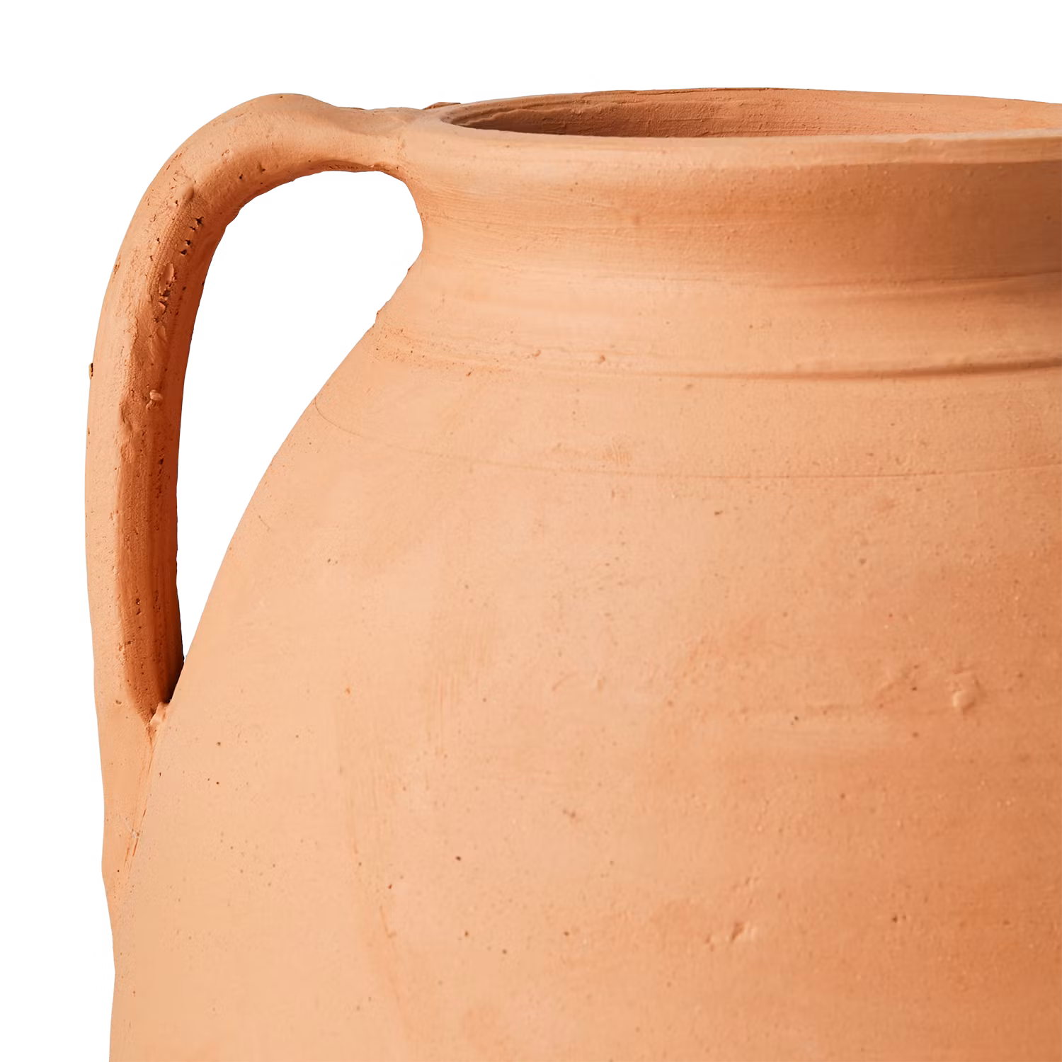 Handgjord urna i terrakotta, 21cm