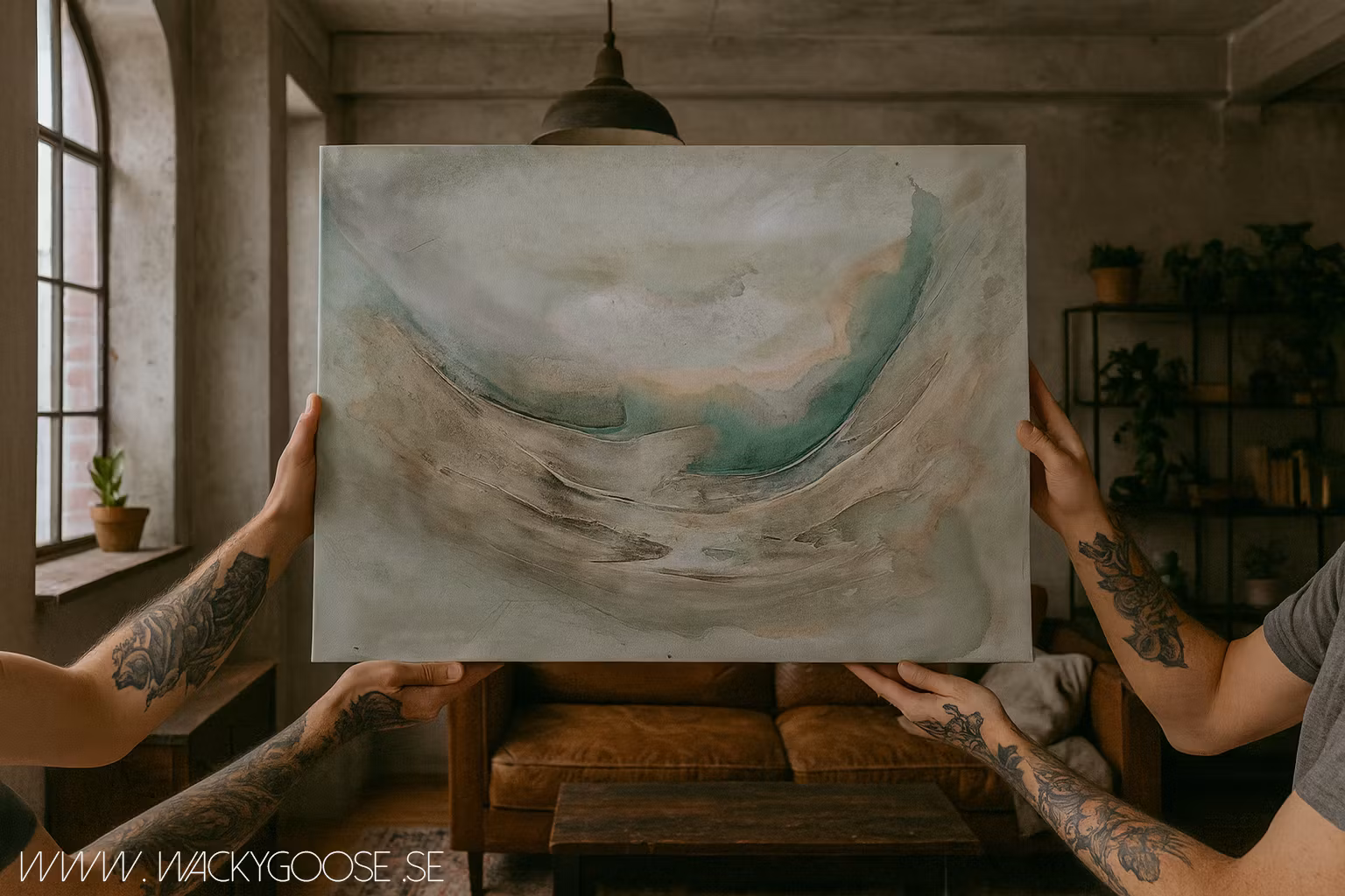 "Whispers of Earth" - Originalmålning, 80x60cm