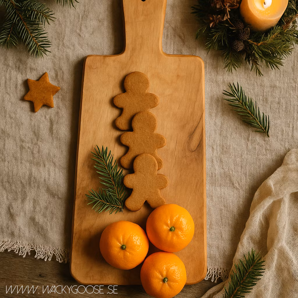 Dekorationsfat i teak, 49cm