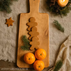 Dekorationsfat i teak, 49cm