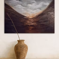 "Calm Thunder" - Originalmålning, 80x60cm