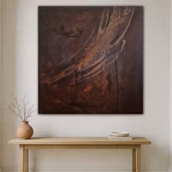 Hippie Road, "Muddy Mist" - Originalmålning 90x90cm