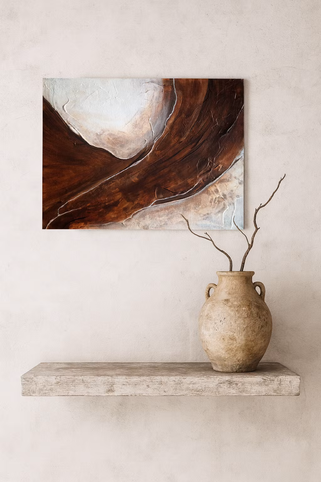 Elements in motion, "Soft Flow" - Originalmålning, 42x30cm