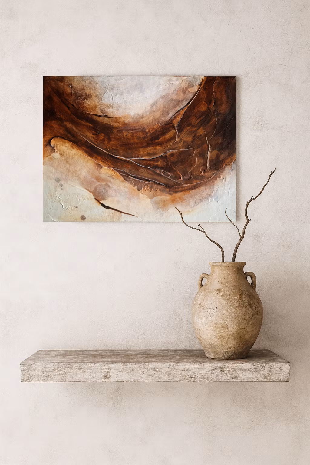 Elements in Motion, "Devine Flood" - Originalmålning, 42x30cm