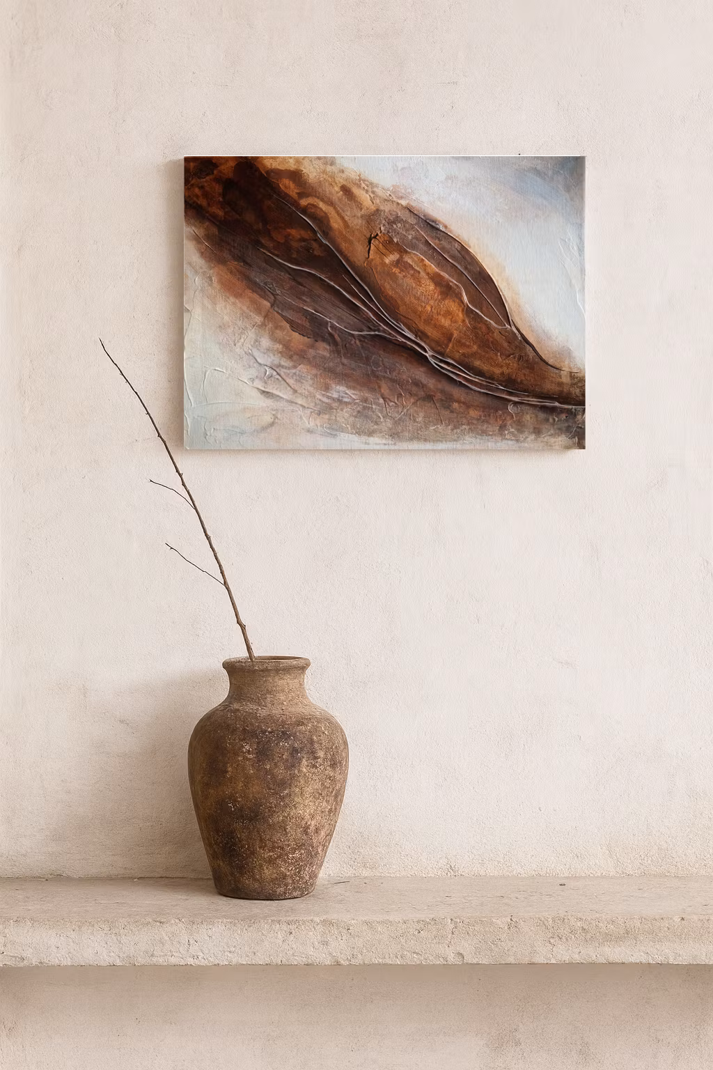 Elements in Motion, "Gentle Thoughts" - Originalmålning, 42x30cm