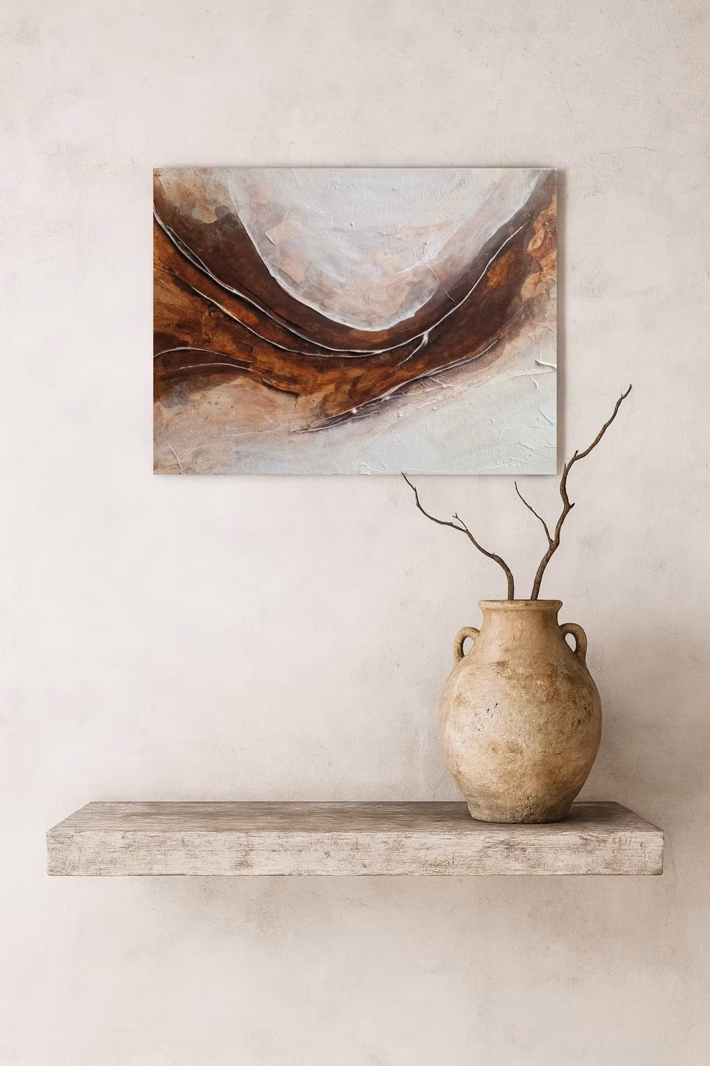 Elements in Motion, "Eternal Wave" - Originalmålning, 42x30cm