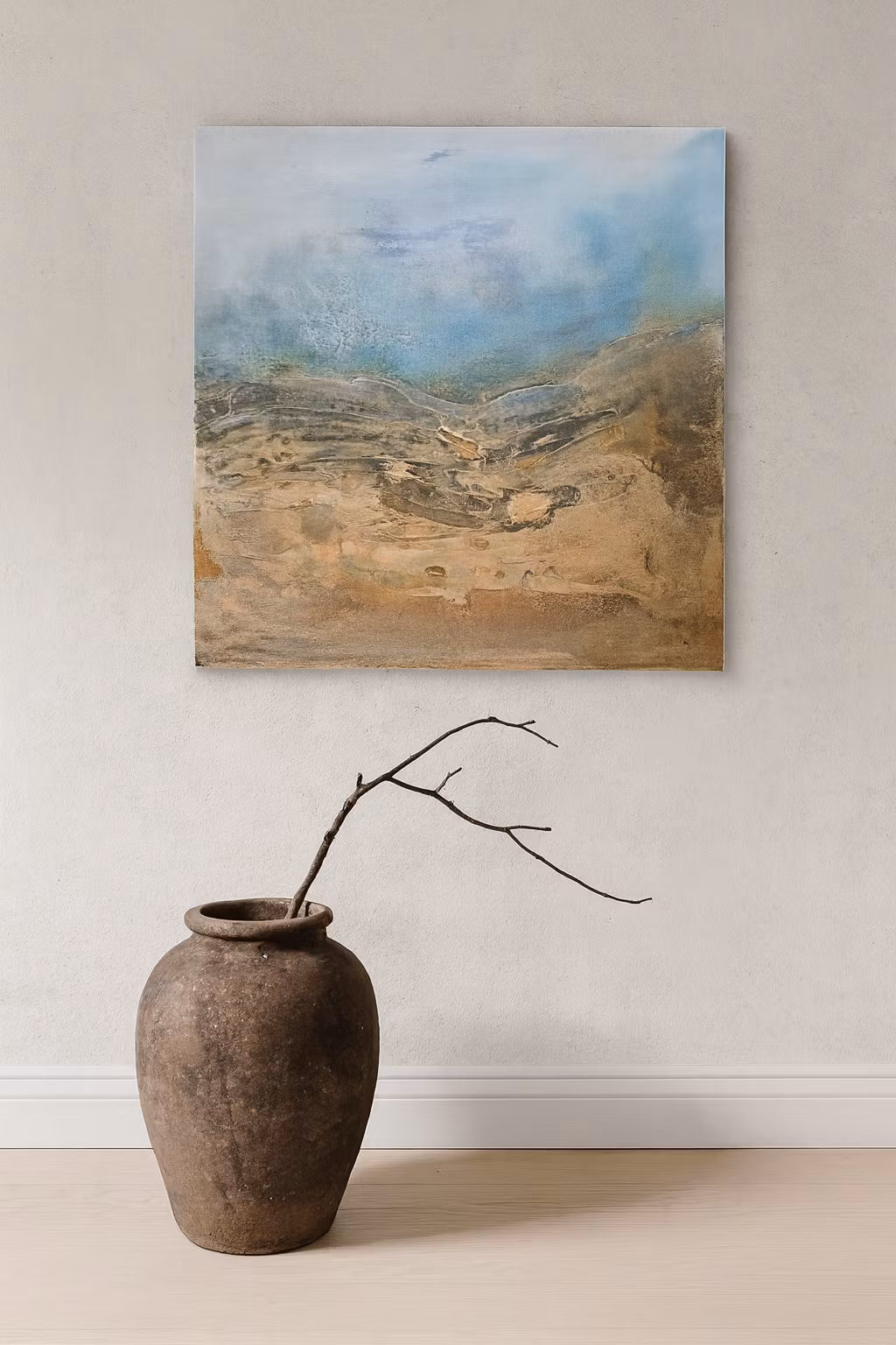 Veins of Earth, "Whispering Dunes" - Originalmålning, 60x60cm