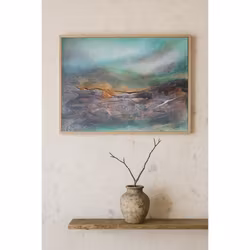 Veins of Earth, "Beneath the Amber Line" - Originalmålning, 50x40cm