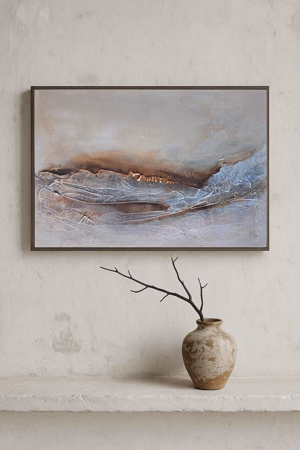 Veins of Earth, "Misty Ridge" - Originalmålning, 50x40cm