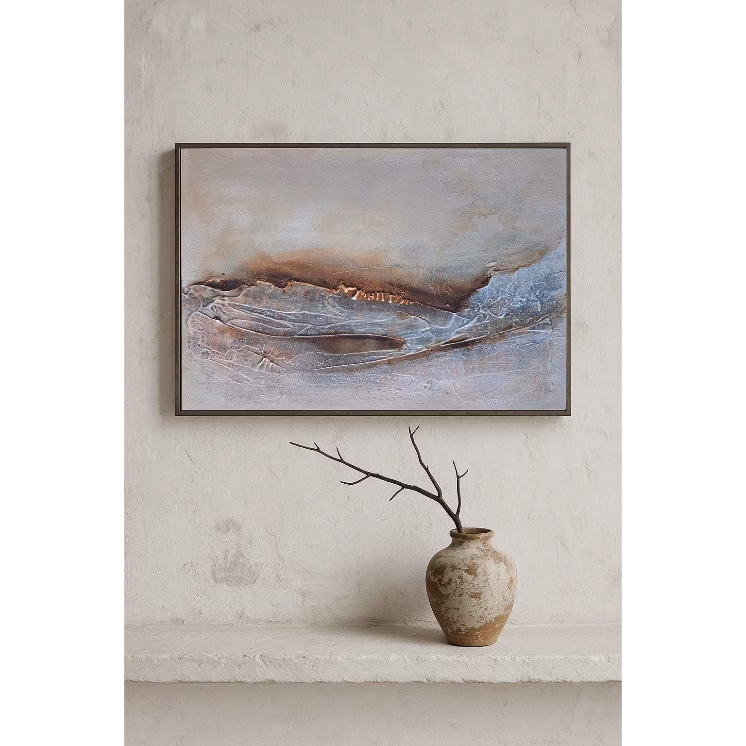 Veins of Earth, "Misty Ridge" - Originalmålning, 50x40cm