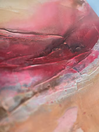 Veins of Earth "Veiled Ember" - Originalmålning, 60x60cm