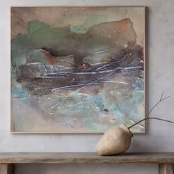 Veins of Earth "Forgotten Terrain" - Originalmålning, 40x40cm