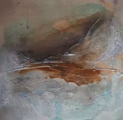 Veins of Earth "Mineral Echoes" - Originalmålning, 40x40cm