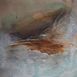 Veins of Earth "Mineral Echoes" - Originalmålning, 40x40cm