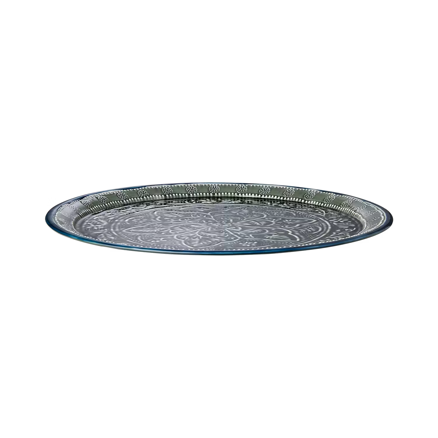 Fat i järn,  Ø57 cm, Grön