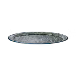 Fat i järn,  Ø57 cm, Grön