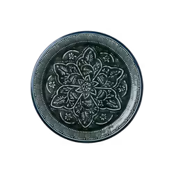 Fat i järn,  Ø47 cm, Grön