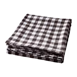 Bordsduk 100% Bomull, 350x140cm, Brun/Elfenben