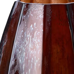 Vas i glas, 24cm, Brun