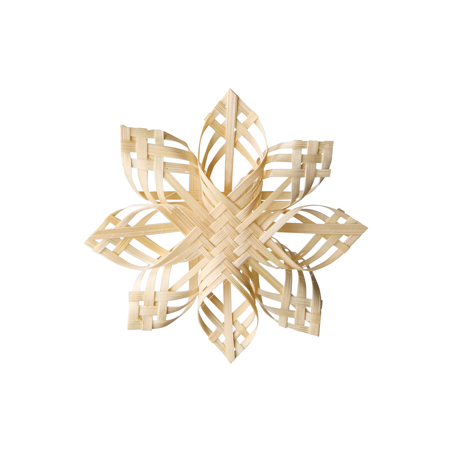 Handgjord julgransdekoration, 10-pack, 12cm