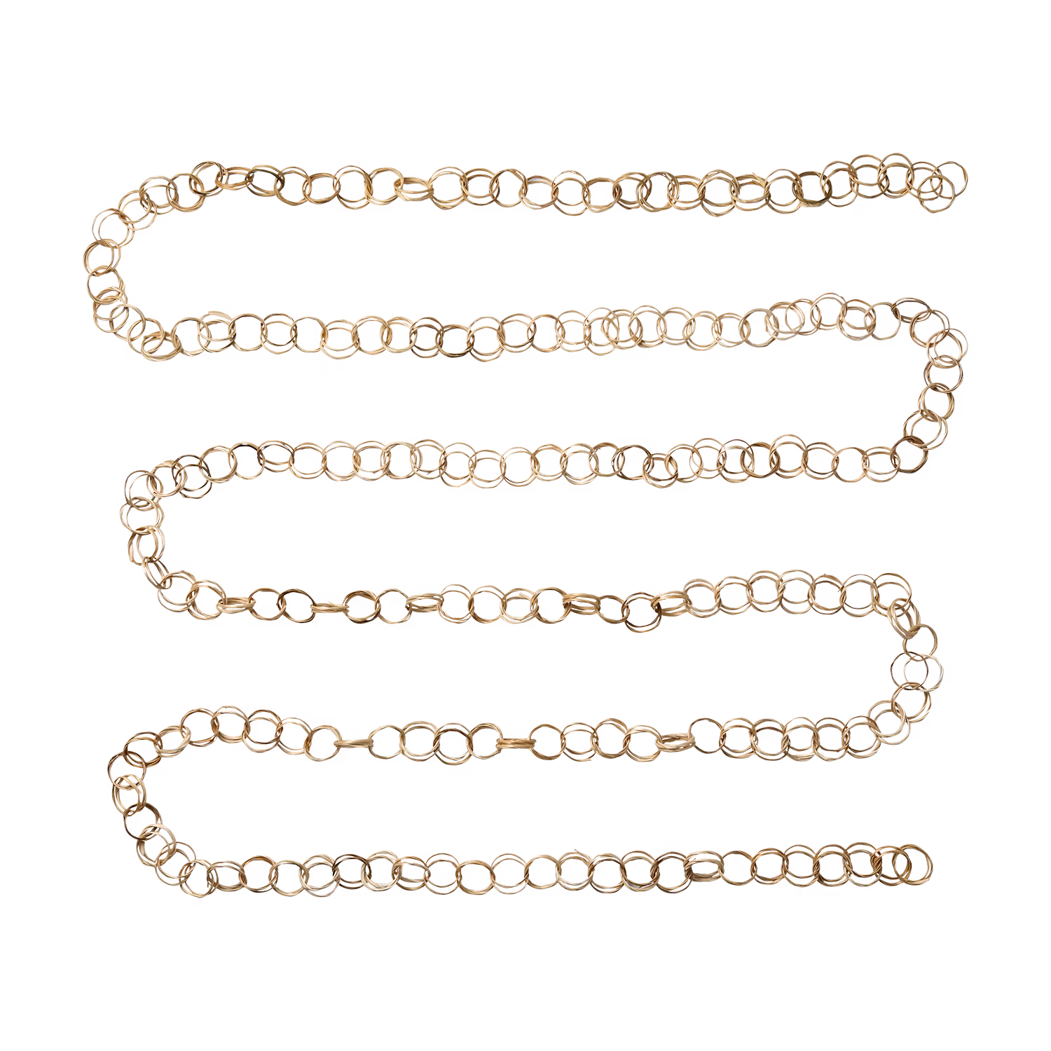 Handgjord girlang, 5m, Natur