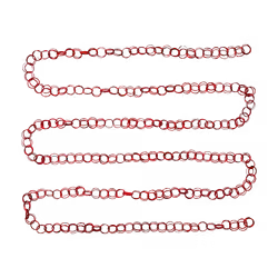 Handgjord girlang, 5m, Röd