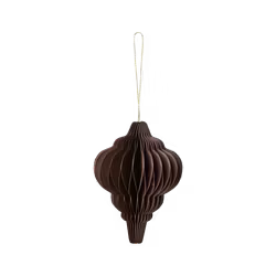 Julgransdekoration, 10-pack, Brun