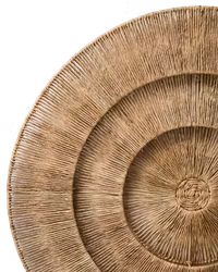 Handgjord väggdekoration i jute, Ø60cm