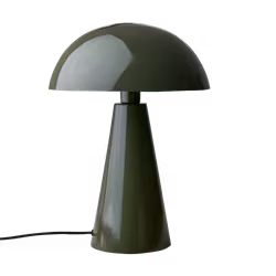 Bordslampa i järn, 45cm, Grön