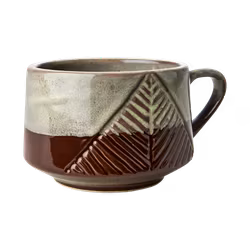 VILLE Stengods, Kopp, 6-pack