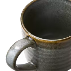 MAUD Kopp i stengods, 4-pack, Mörkbrun