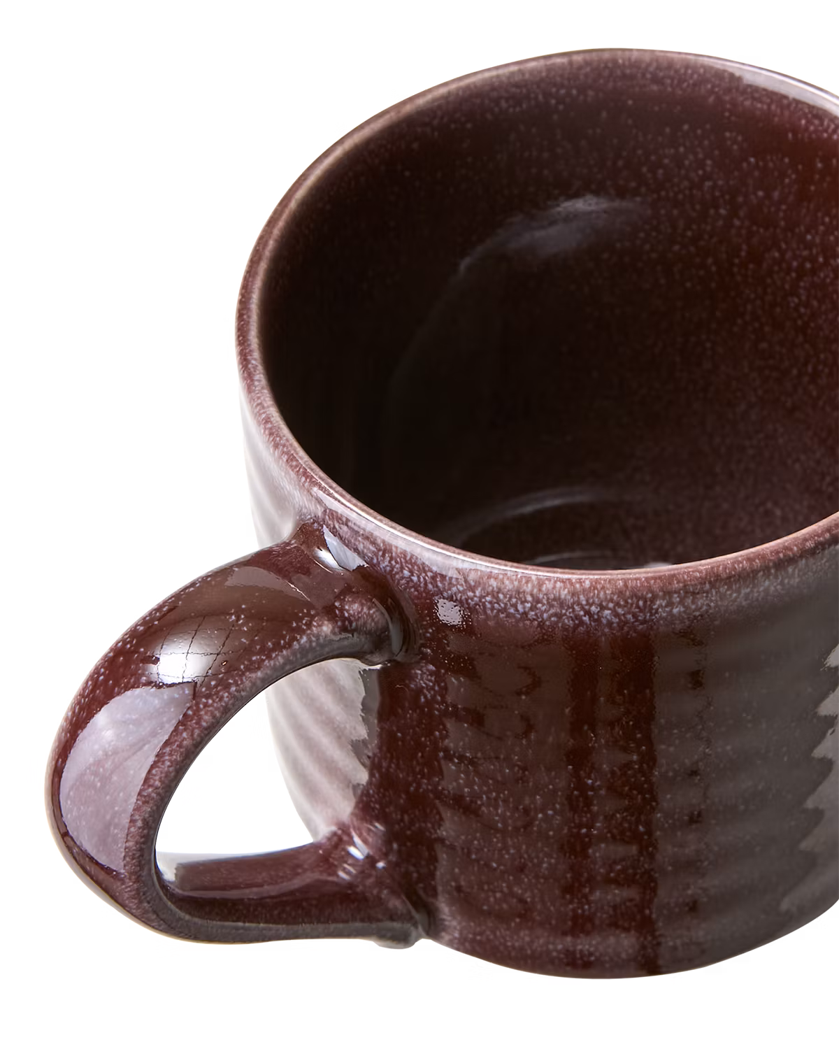 MAUD Kopp i stengods, 4-pack, Burgundy