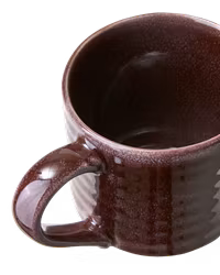 MAUD Kopp i stengods, 4-pack, Burgundy