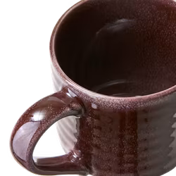 MAUD Kopp i stengods, 4-pack, Burgundy