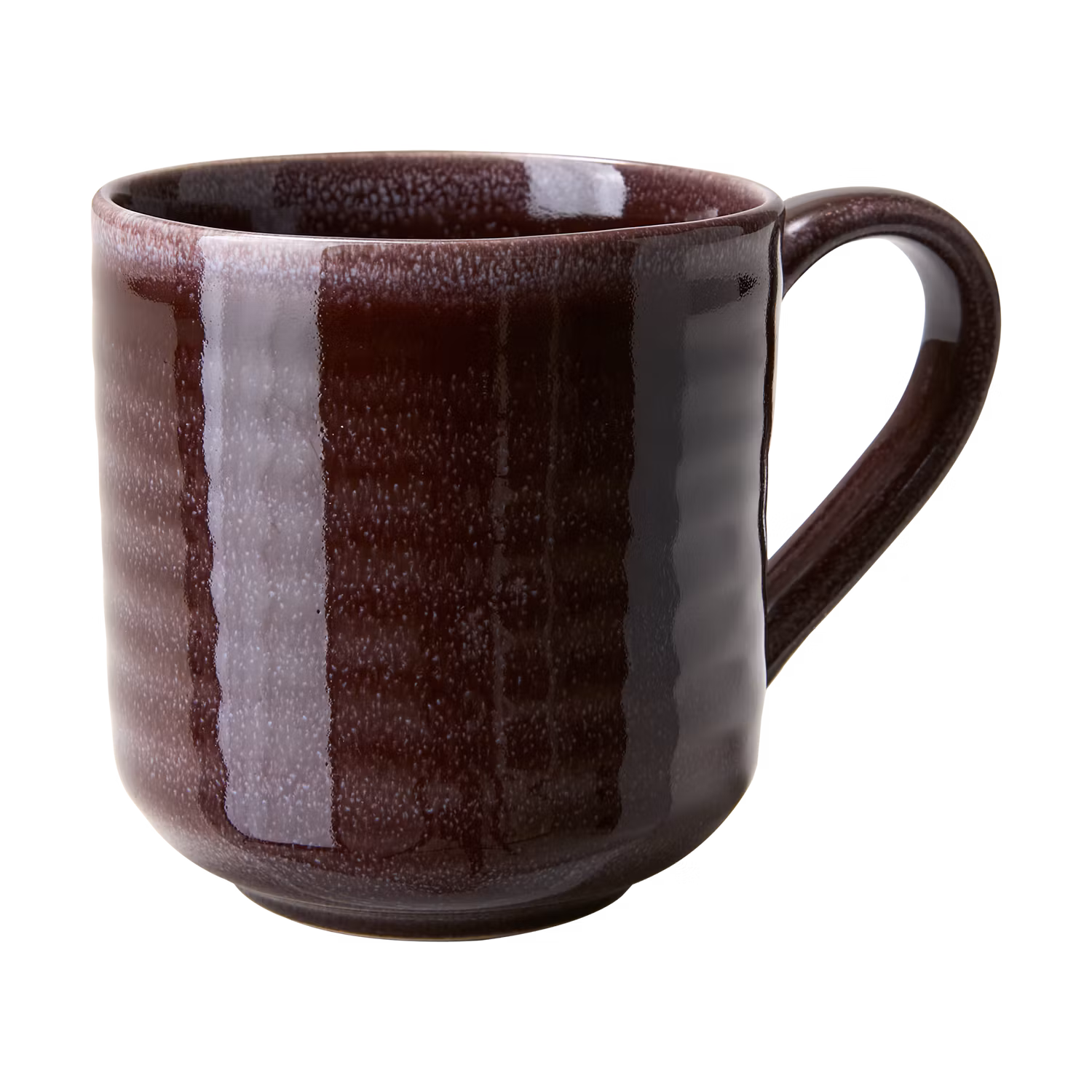 MAUD Kopp i stengods, 4-pack, Burgundy